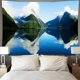 thumbnail image 3 of Tapiz de montaña, bosque, lago, paisaje natural, arte colgante de pared, manta fina de poliéster para techo, decoración del hogar, 3 of 5