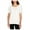 Off-White - white, variant on LUCKY BRAND Womens Ivory Velvet Short Sleeve Jewel Neck Top M