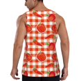 thumbnail image 6 of Rocae Tomatoes And Chili for Men's Workout Tank Top Men's Running Tank Top Dry Fit Athletic Workout Tank TopsSmall, 6 of 9