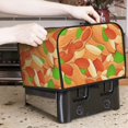 thumbnail image 6 of KLL Peanuts1 Print 4 Slice Toaster Dust Covers Kitchen Small Appliance Cover with 2 Pockets,Can hold Jam Spreader Knife & Toaster Tongs (12.4 x 10.6 x 8.2), 6 of 6