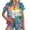 Multicolor#01, variant on Karight Beach Vacation Blosue for Women Coconut Floral Tropical Printed Summer Short Sleeve Button Down Hawaiian Shirts