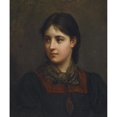 thumbnail image 2 of Franz von Defregger 15x17 Gold Ornate Wood Frame and Double Matted Museum Art Print Titled - Dirndl, 2 of 4