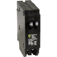 Square D - HOMT3020CP Homeline 1-30-Amp 1-20-Amp Single-Pole Tandem Circuit Breaker