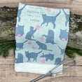 thumbnail image 2 of Only Talking to My Cat Today Funny Playing Kitten Tea Towel, 2 of 7