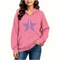 thumbnail image 6 of Vmberlty Kids Zip Up Hoodies Girl's Winter Small Print Fleece Lined Long Sleeve Hooded Zipper Sweatshirt Coats for 5-14 Years, 6 of 7