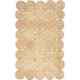 thumbnail image 4 of Vipanth Exports Jute Rug Natural with Rounds Hand Braided Rectangle Area Rug Handmade Rugs for Home Decor (2x3 Feet), 4 of 5