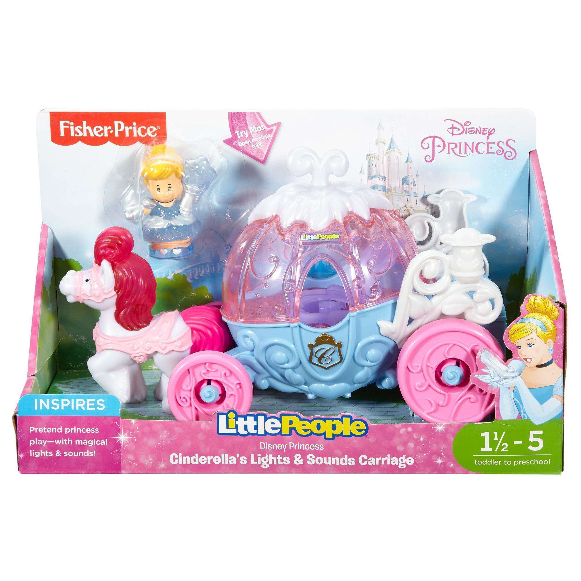 Fisher-Price Little People Disney Princess Cinderellas Carriage 