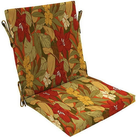 Tango Floral Cinnamon Chair Cushion