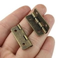 thumbnail image 3 of Sheng Yi Home Improvement,Hardware,10x Furniture Connector Four-Hole Wooden Box Hinge Flat Opening 90 Degree Hinge, 3 of 10