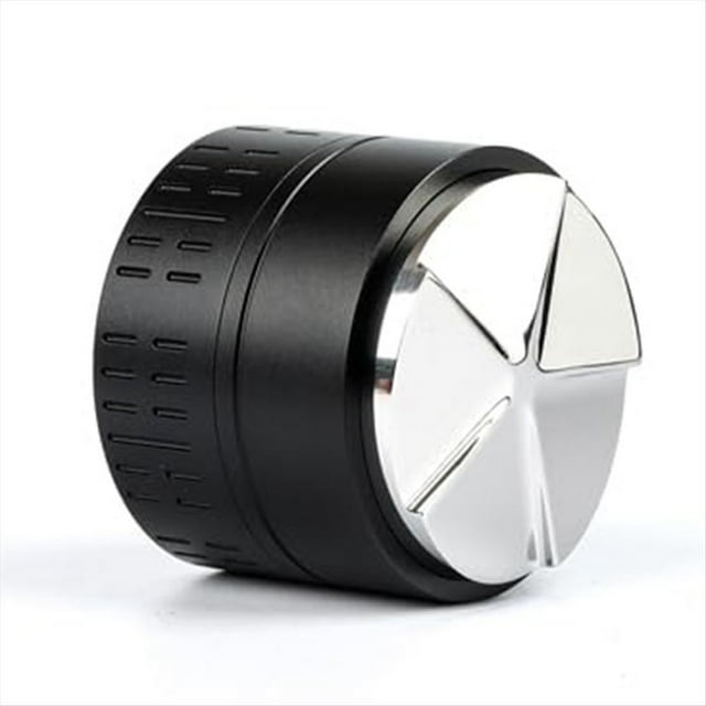 Distribuidor de Café de 54 Mm, Herramientas de Distribución Adaptables de Espresso, Distribuidor Autonivelante con Base de 5 Cuchillas