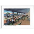 thumbnail image 2 of Art.com Hampton Beach, NH, Listening to the Band on the Casino Veranda Scene Art Print by Lantern Press, White Frame Wall Art, 23" x 17", 2 of 5