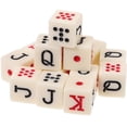 thumbnail image 1 of FELTECHELECTR 15 dados portátiles, divertidos accesorios para juegos, dados con letras, interesantes accesorios para juegos de póker., 1 of 7