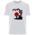 thumbnail image 4 of Camiseta de verano para hombre, 100 % algodón, cómoda, transpirable, informal, a la moda, con estampado retro creativo de Goku, ropa de calle para exteriores, 4 of 4