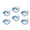 M064, variant on Glass Refrigerator Magnet 6Pcs Magnetic Fridge Sticker,Decor for Kitchen,Whiteboard,Cabinet,Illustration Of The Zodiac Signs On Ancient Compass