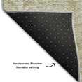 thumbnail image 3 of Addison Rugs Mayfield Washable Transitional Stripes Beige Round Rug, 8' x 8', 3 of 5