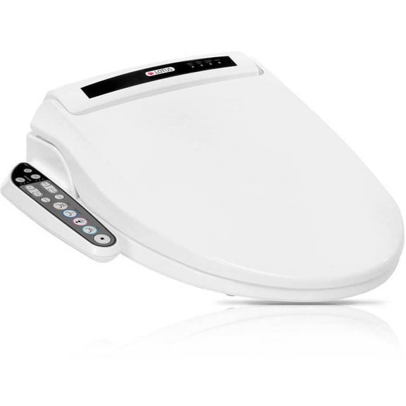 Lotus ATS-908 Elongated Smart Toilet Seat Bidet, White