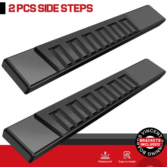 For 02-08 Dodge Ram 1500 Regular Cab 6" Black Running Board Nerf Bar Side Step H