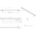 thumbnail image 3 of Jeffrey Alexander 845-192 Dominique 7-9/16" (192 Mm) Center To Center Square Bar Cabinet, 3 of 7