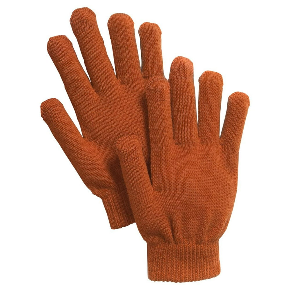 Sport-Tek STA01 Unisex Spectator Gloves - Texas Orange - Small/M ...