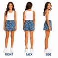 thumbnail image 2 of Jessica Simpson Girls Denim Skort Casual Mid Waist Denim Skirts with Shorts with Pockets, 2 of 7