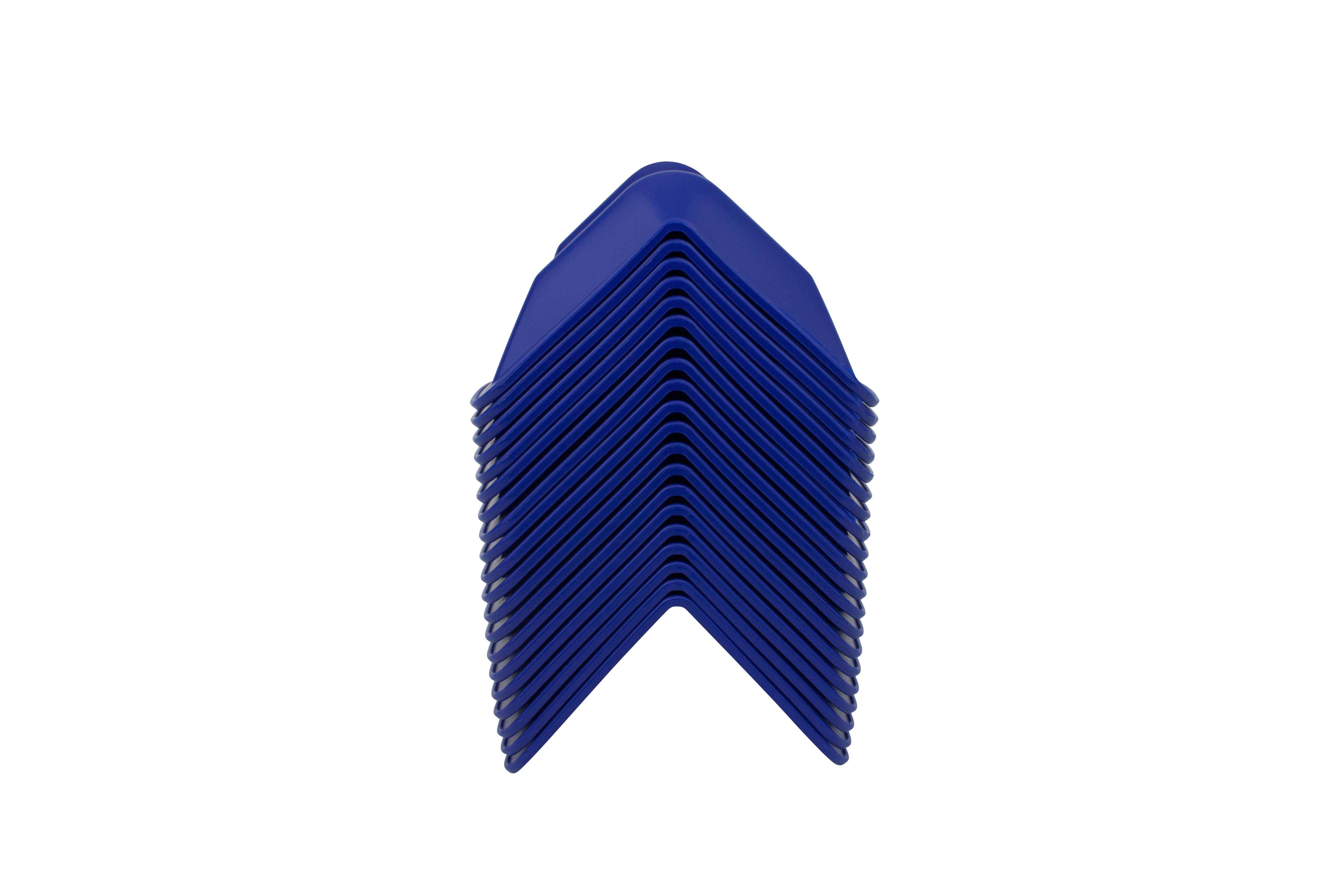 Flatbed Edge Protectors Kit - 20 Pack Yellow Plastic Corner Protectors (4" x 6") & 20 Pack Blue Plastic Corner Protectors (4" x 10") with Carrying Bag
