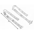 thumbnail image 4 of Hanging Black Nylon Straps with Metal Carabiners, Set of 2, 4 of 6