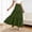 Army Green, variant on FengLS Women's Summer Midi Skirt Tiered Flowy High Waist Maxi Skirt Casual Solid Color A-Line Ankle Length Skirt