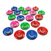 Bulk Mini Plastic Sombreros, Apparel Accessories, Cinco de Mayo, 240 Pieces
