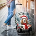 thumbnail image 3 of Merry Christmas Basset Hound Enjoys Woofmas Winter Xmas Holiday Travel Luggage Cover Bassets Dog Breed Lovers Gifts Idea Suitcase Dust Protective Decor - 02022, 3 of 5