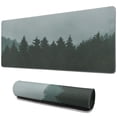 thumbnail image 1 of XL Forest Pattern Mouse Mat - Elevate Your Gaming with our Non-Slip Extended Desk Pad, Durable Stitched Edges - 31.5 x 11.8 Inches, 1 of 7