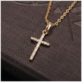 thumbnail image 2 of Collares con Dijes de Cruz SacredDiamon05 1Pza Oro Collar Cruz Dije 1.5x2cm Metal., 2 of 5