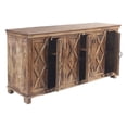 thumbnail image 3 of Golden Verma Solid Wood 6 Door Sideboard in Natural, 3 of 6
