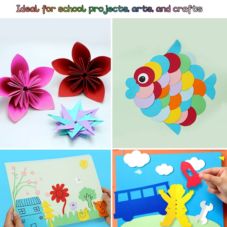 50 Pcs Poster Boards, VinTS 11.7 * 16.5 Inches A3 Size 10 Assorted Colorful  Poster Board 220g Bright Blank Display Board for School Arts, Classroom