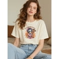 thumbnail image 5 of Cozy Autumn Leaves Pumpkin Harvest T-Shirt for Women and Men, Fall Graphic Tee, Classic Unisex Casual Thanksgiving Top, Comfortable Cotton Blend Seasonal Outfit for Autumn Lovers, 5 of 7