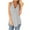 Gray, variant on ibuvkizy Summer Womens Tank Tops Loose Fit Cute Solid Sleeveless V-Neck Base Shirt Casual Tees