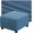 Dust Blue, variant on Square Ottoman Cover Slipcover 18x18 24x24 20x20 36x36 38x38 40x40 30x30 26x26 Hassock Footstool Footrest Sofa Stool Stretch Protector with Elastic Bottom Removable(Navy,18in/45cm)