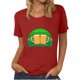 thumbnail image 1 of Blusa de mujer Oktoberfest Camiseta de cuello redondo Estampado de verano Jersey de manga corta Camiseta de mujer para hombre Tops Camisa Pompotops hfajkhk136097, 1 of 6