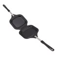 thumbnail image 1 of Double Sided Frying Pan, Aluminum Alloy Hot Maker Cooking Pan Pancake Pan for Breakfast Panini Waffle, 1 of 9