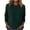 Army Green, variant on Hurxie Women Tops Long Sleeve Blouses Dressy Casual Crewneck Pleated Tunic Shirts Loose Fashion Clothes