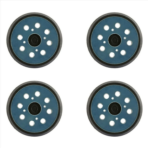 4X Almohadilla de Respaldo de Lijado de Bucle de Gancho de 5 Pulgadas, 8 Agujeros, 125Mm para Lijadora Orbital , Discos de Disco, Cable de Respaldo, en la Almohadilla