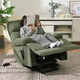thumbnail image 5 of Power Lift Recliner Chair for Elderly, Electric Lazyboy Recliner Chair with Remote Control, Side Pocket, Oversized Recliner Chair for Living Room Bedroom Home Theater, 5 of 10