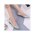 thumbnail image 3 of Funcee Elegant Women Pointed Toe Low Heels Frosted Shoes, 3 of 4