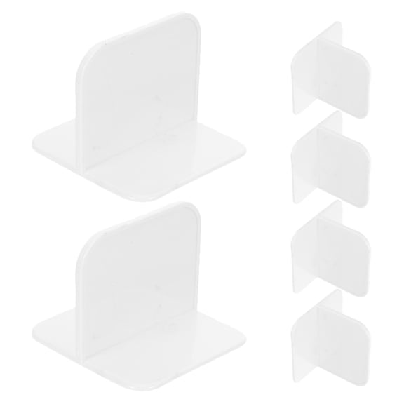 ColoMX 6 Piezas Anclajes Adhesivos para Muebles Sin Taladro Antivuelco Anclajes de Pared para Muebles para Prueba de Bebés Estantería Segura Cómoda Estante Gabinete a la Pared para Seguridad Infantil