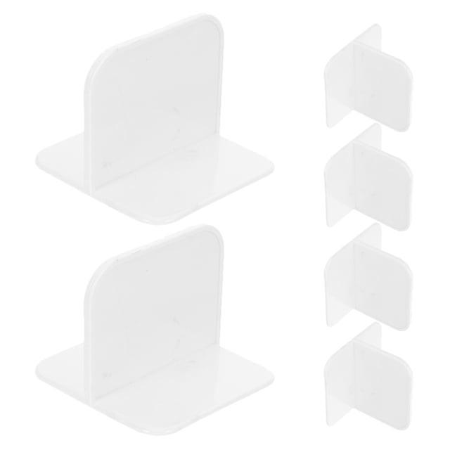 ColoMX 6 Piezas Anclajes Adhesivos para Muebles Sin Taladro Antivuelco Anclajes de Pared para Muebles para Prueba de Bebés Estantería Segura Cómoda Estante Gabinete a la Pared para Seguridad Infantil