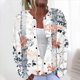 thumbnail image 1 of Cárdigan informal de punto estampado para mujer, con chaqueta abotonada y abrigo superior para mujer, 1 of 5