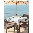 thumbnail image 3 of Outdoor Table Cloth with Umbrella Hole and Zipper, Eucalyptus Leaves Waterproof Square Tablecloth 54"x54", Green Botanical Summer Spring Leaves Washable Table Cover for Outside Party Patio Picnic, 3 of 8