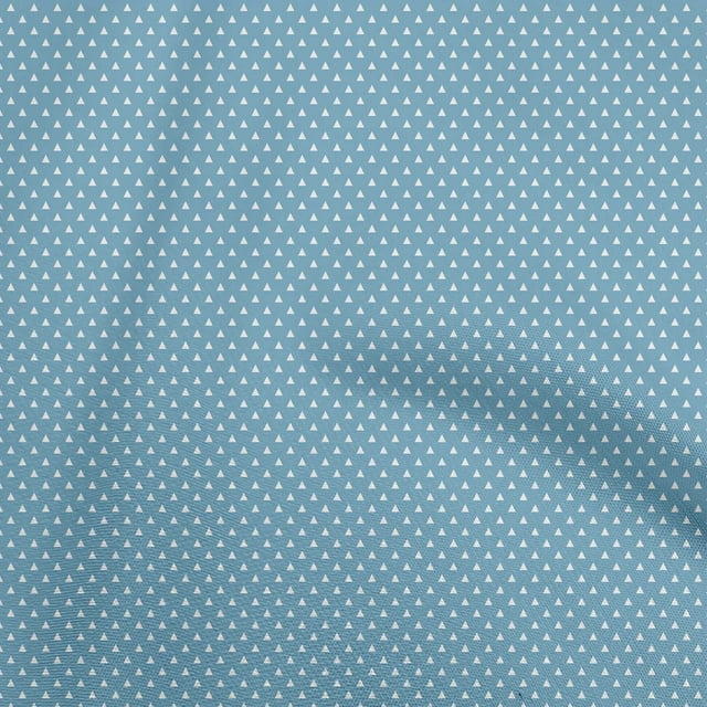oneOone Silk Tabby Blue Fabric Geometrical Craft Projects Decor Fabric Printed By The Yard 42 Inch Wide