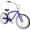 Blue, variant on Tracer Avalon Cruiser Beach Bike, 26" Wheels, Coaster Brake, Mid-rise Handlebar, for Teen and Adult, Blue