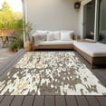 thumbnail image 6 of Addison Rugs Chantille Indoor/Outdoor Transitional Abstract Brown Washable Rectangle Rug, 3' x 5', 6 of 6