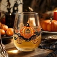 thumbnail image 3 of Halloween Drinking Glasses 13.5 Ounce 2D Spooky Themed Glass Cup, Halloween Party Supplies for Cocktails, Water, and Holiday Home Table Decor, Single Pack, 3 of 9